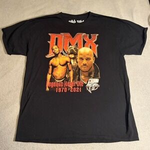 X large Black and red Dmx Legend‎ Never Die tee